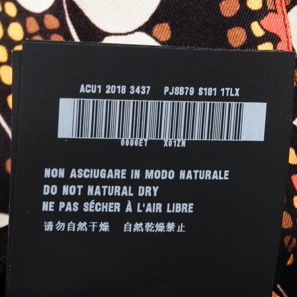 Prada 2018 Orange Silk Hawaiian Print Bowling Shirt - Picture 15 of 15